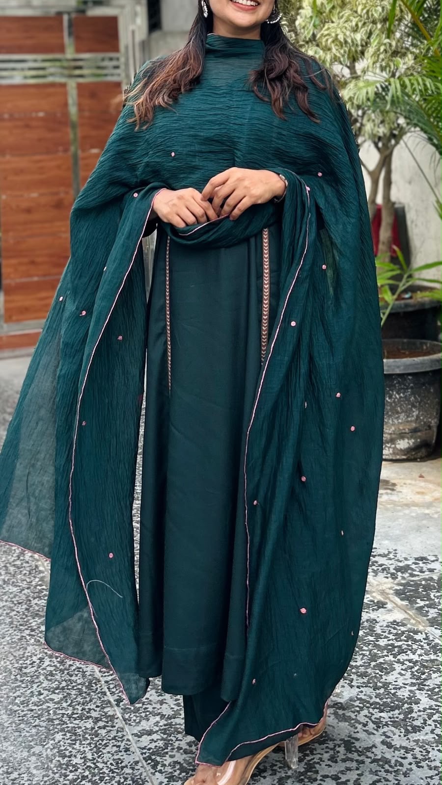 GREEN RAYON SET