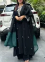 Black Embroidered Kurta set