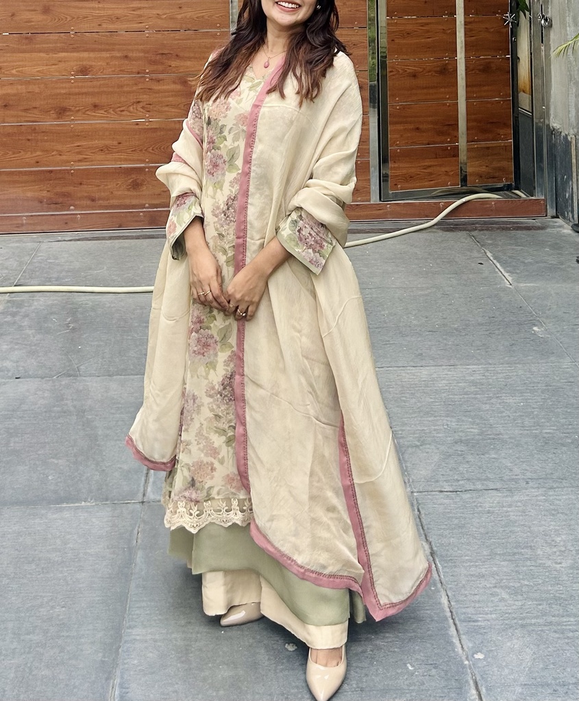 Floral Georgette set