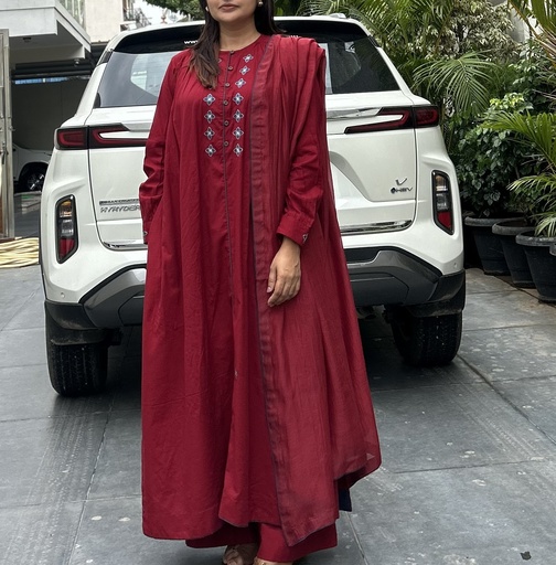 Red Pure Handloom Set